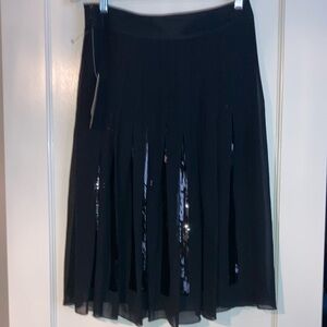 NWT: Black Skirt with Sequin Detail